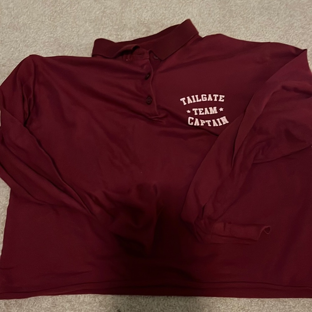 Cropped long sleeve shirt